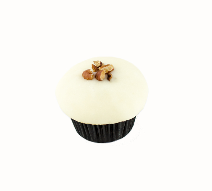 We bake our cupcakes fresh daily. (Shown: Mini Hummingbird cupcakes.)